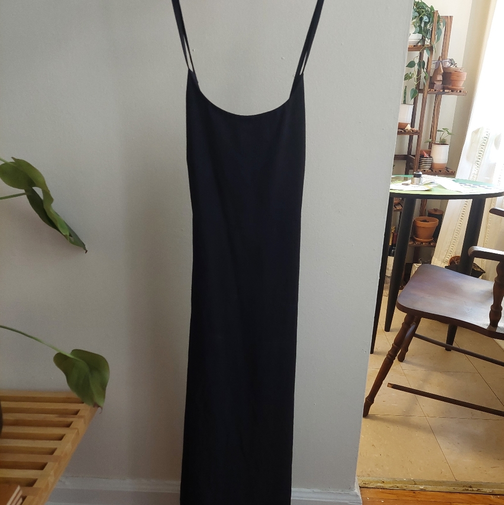 Everlane Japanese GoWeave Cross back Slip Dress